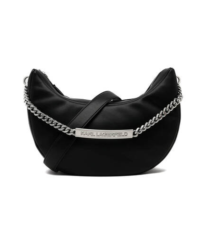 сумка хобо k/id xl half moon bag Karl Lagerfeld - черный(226W3041)