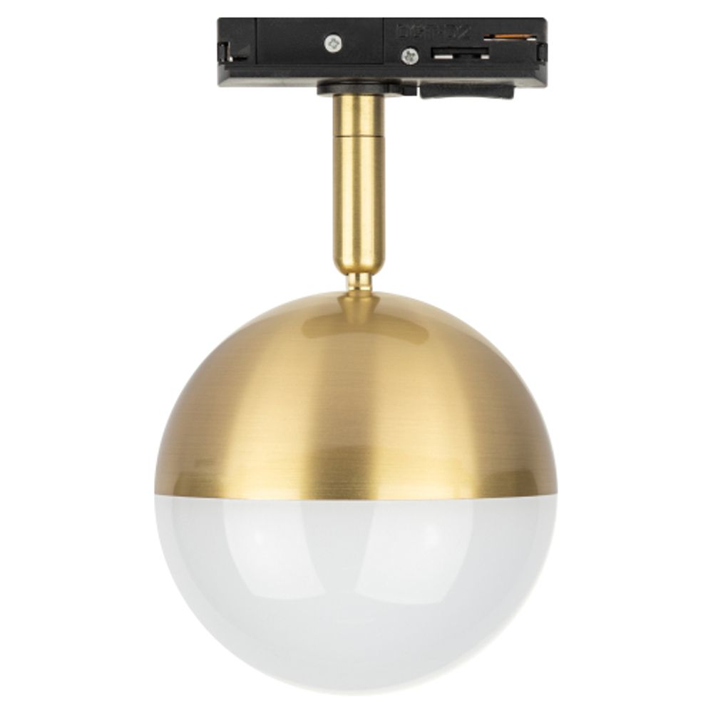 Трековый светильник однофазный ЭРА Round TR42-GX53 BS под лампу GX53 латунь