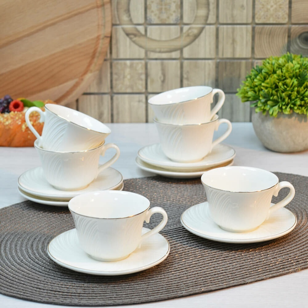 Кофейный набор 12 предметов 110мл Без деколи, 202345