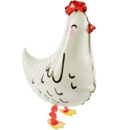 К Ходячая Фигура Курица Белый 50 см.