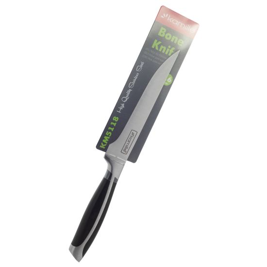 Нож кухонный для обвалки мяса Kamille КМ-5118 (лезвие 15 см; рукоятка 13 см) из нержавеющей стали