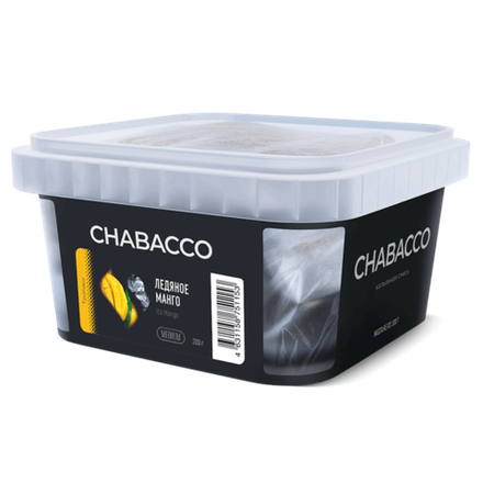 Бестабачная смесь для кальяна Chabacco Medium - Ice Mango (Ледяное манго) 200 гр.