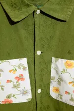 Рубашка Soeurs Green Flowers Shirt