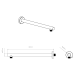 Душевой комплект Vincea VSFW-422T2MB встраиваемый, термостатический, 2 режима, черный