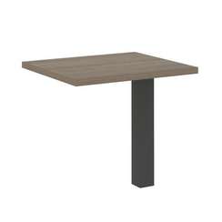 Yalta Брифинг-приставка LT.BR-1 Вяз Благородный/Металл Антрацит 800*700*750