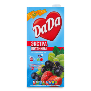 СОК DA DA ЭКСТРАВИТАМИНЫ ЯГОДНЫЙ МОРС 1.9Л