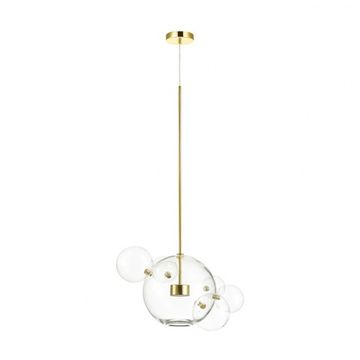 Подвесной светодиодный светильник 4640/12LB золото Bubbles Odeon Light