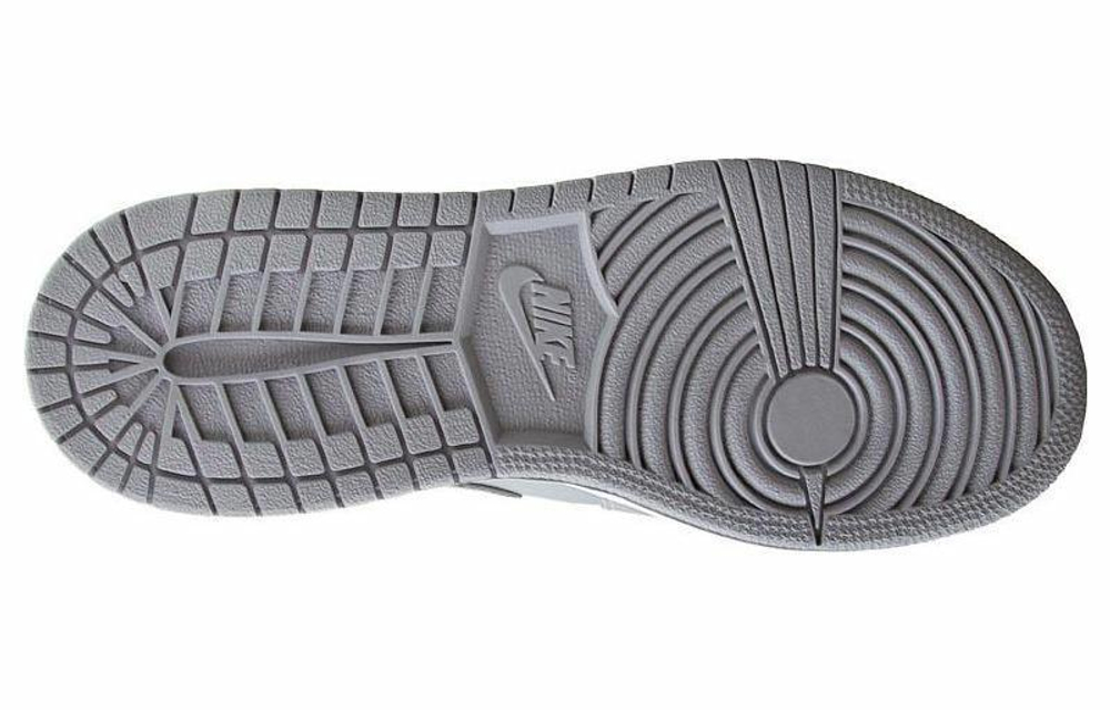 Кроссовки Jordan Air Jordan 1 Retro Mid Wolf Grey Cool Grey (Женская размерная сетка)