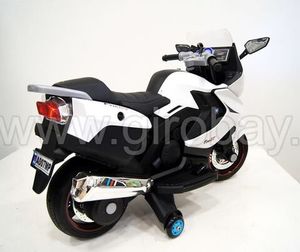 Детский электромотоцикл River Toys SUPERBIKE - MOTO A007MP белый