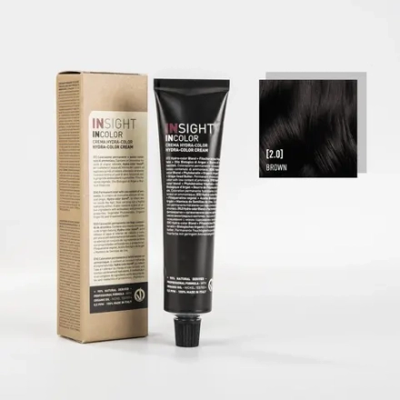 Краска для волос брюнет 2.0 брюнет натуральный INCOLOR INSIGHT PROFESSIONAL, 100 мл