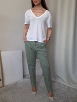 Льняная футболка Massimo Dutti, М