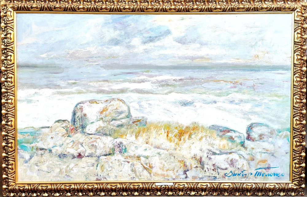 Картина Толочко В.И. "Легкий прибой" холст/масло 80х130