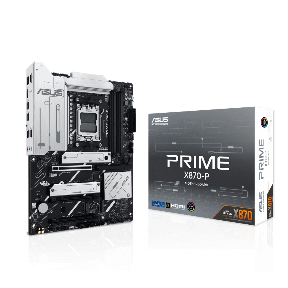 Материнская плата ASUS PRIME X870-P AM5 4xDDR5 2xSATA3 4xM.2 HDMI USB-C ATX