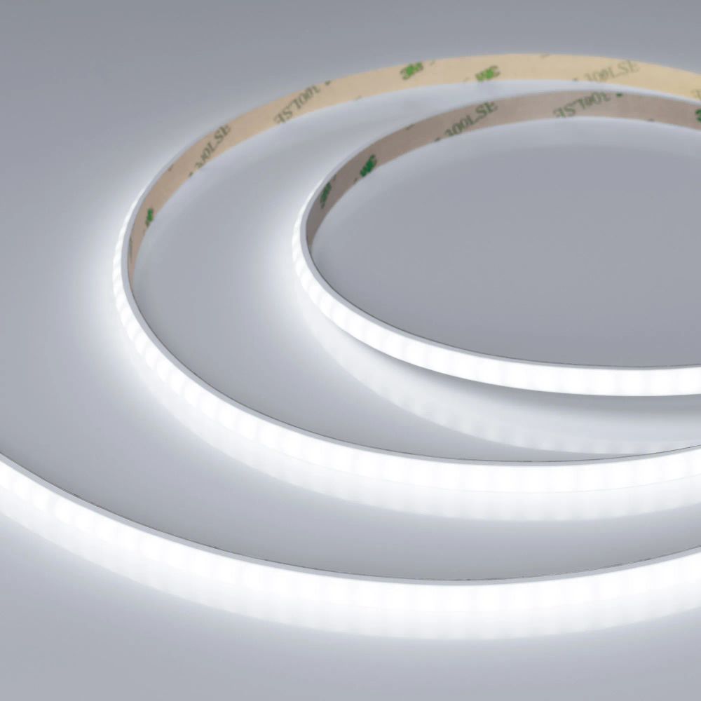 Светодиодная лента герметичная RTW-PW-A160-8mm 24V White6000 (10 W/m, IP66, 2835, 5m) (Arlight, Матовая) 041112