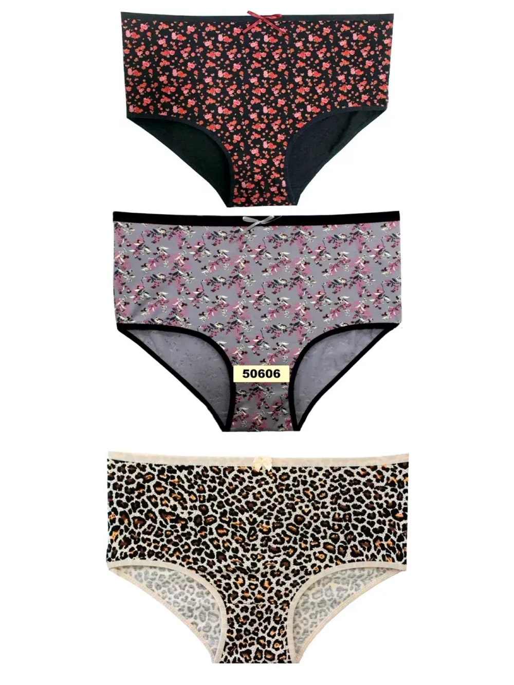 Трусы женские/хлопковые/Набор 3 шт