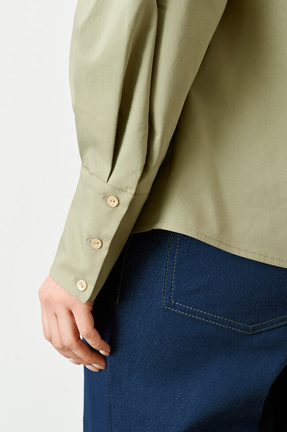 22727 Блузка женская (светло-зелёный)