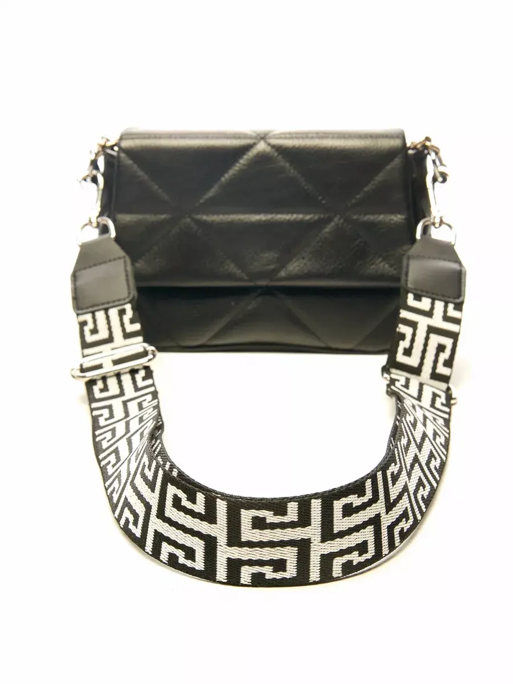 Ремень для сумки на плечо тканевый съемный.