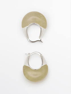 Massimo Dutti Серьги с камнями, коричневый