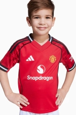 Футбольная форма adidas Manchester United 25/26 Home Little Kids
