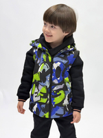 Жилет демисезонный мембрана для мальчика 2-8 лет Милашка Сьюзи