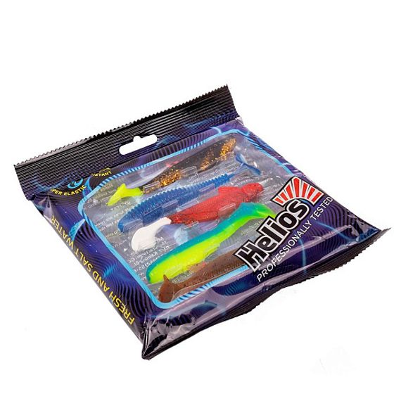 Набор приманок для ловли на джиг 5шт/упак SET#3 (HS-PJ-SET3) Helios