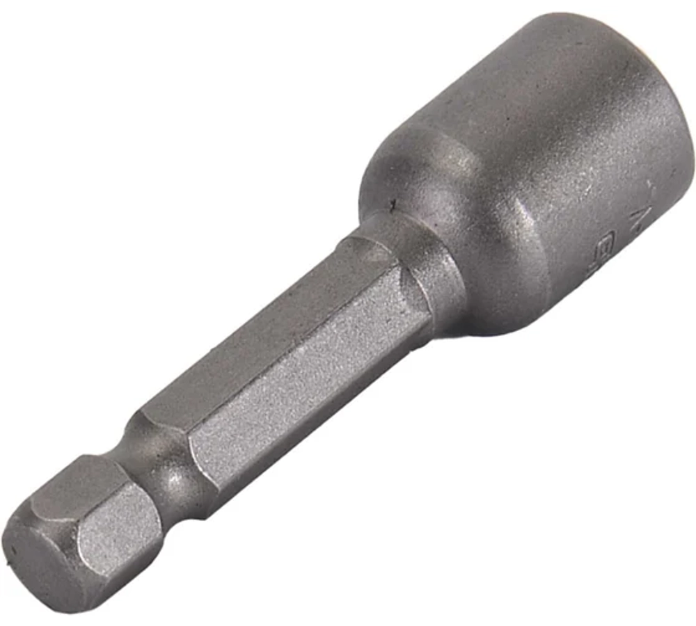 Бита с торцевой головкой магнитная 8х45мм (2шт) Вихрь