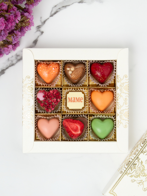 Конфеты шоколадные коробка набор подарочный Маме