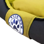 Лежанка для маленькой собаки размер S двухсторонняя горчичная Царь-лежанка Lapalandia