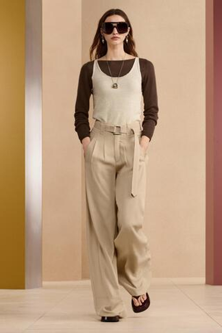 ZARA ТОП С V-ОБРАЗНЫМ ВЫРЕЗОМ, ЭКРЮ