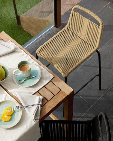 Барный стул Glenville 74 см бежевый Испания La Forma