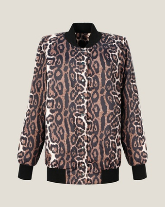 Бомбер "На стиле" в леопарде
