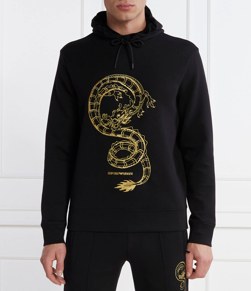 Худи Emporio Armani - черный(EM000004 AF10013)