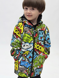 Парка демисезонная мембрана для мальчика 4-9 лет Милашка Сьюзи