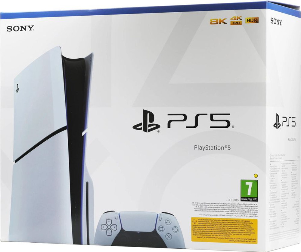 Игровая консоль PlayStation 5 Slim CFI-2116A01Y,  1000ГБ, с дисководом