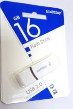 Флеш-накопитель USB  16GB  Smart Buy  Paean  белый