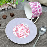 Чайная пара 250мл "Беатрис" MILLIMI (розовый)