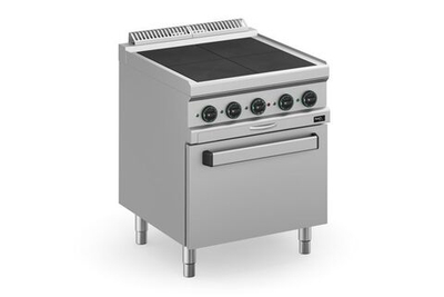 Плита 4 Конфорочн.700 Сер. Apach Apre-77Qfe/Pl