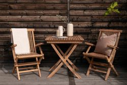 Turin, стол натуральный, тик