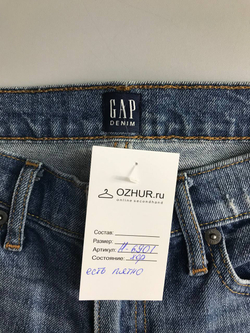 Джинсы Gap практичные, маркировка 24, визуально на 42/44 размер