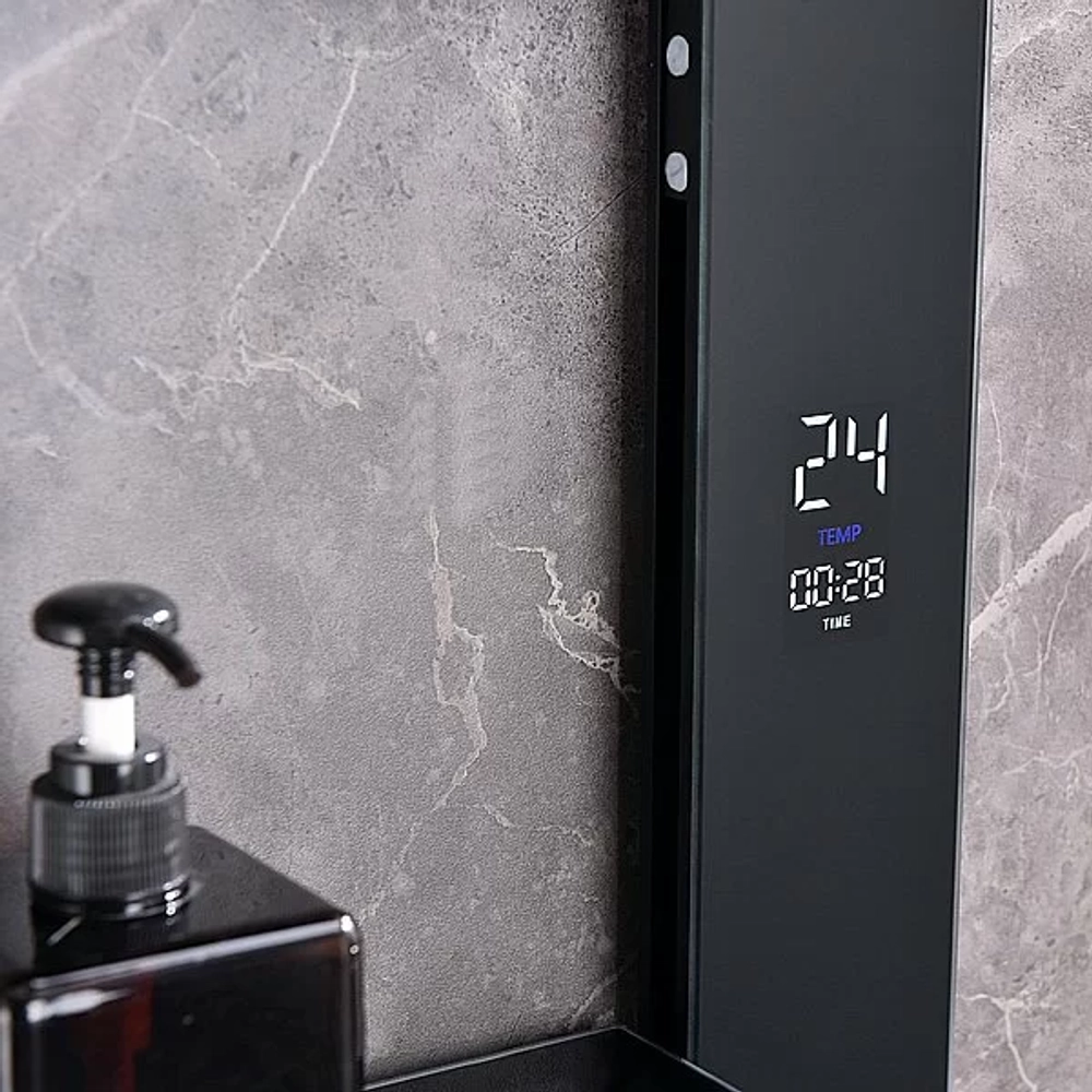 Душевая система Black&White Gravity 9005NMB черная матовая