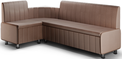 Кухонный уголок со спальным местом Каприччио 022 кожзам nougat дерево