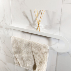 Держатель для полотенец MetaDec Oval 50см белый