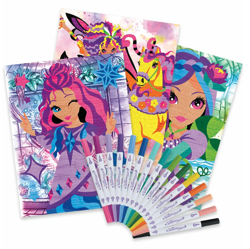 Детская раскраска по номерам серия Isadora, марка Nebulous Stars