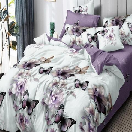 Комплект постельного белья "П37. F-82010", поплин, 100% хлопок, Россия.