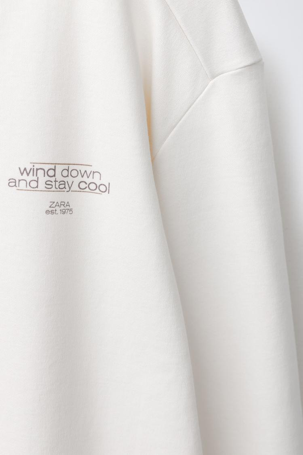 ZARA КОМБИНИРОВАННАЯ ПИЖАМА, ЖЕЛТОВАТО-КОРИЧНЕВЫЙ