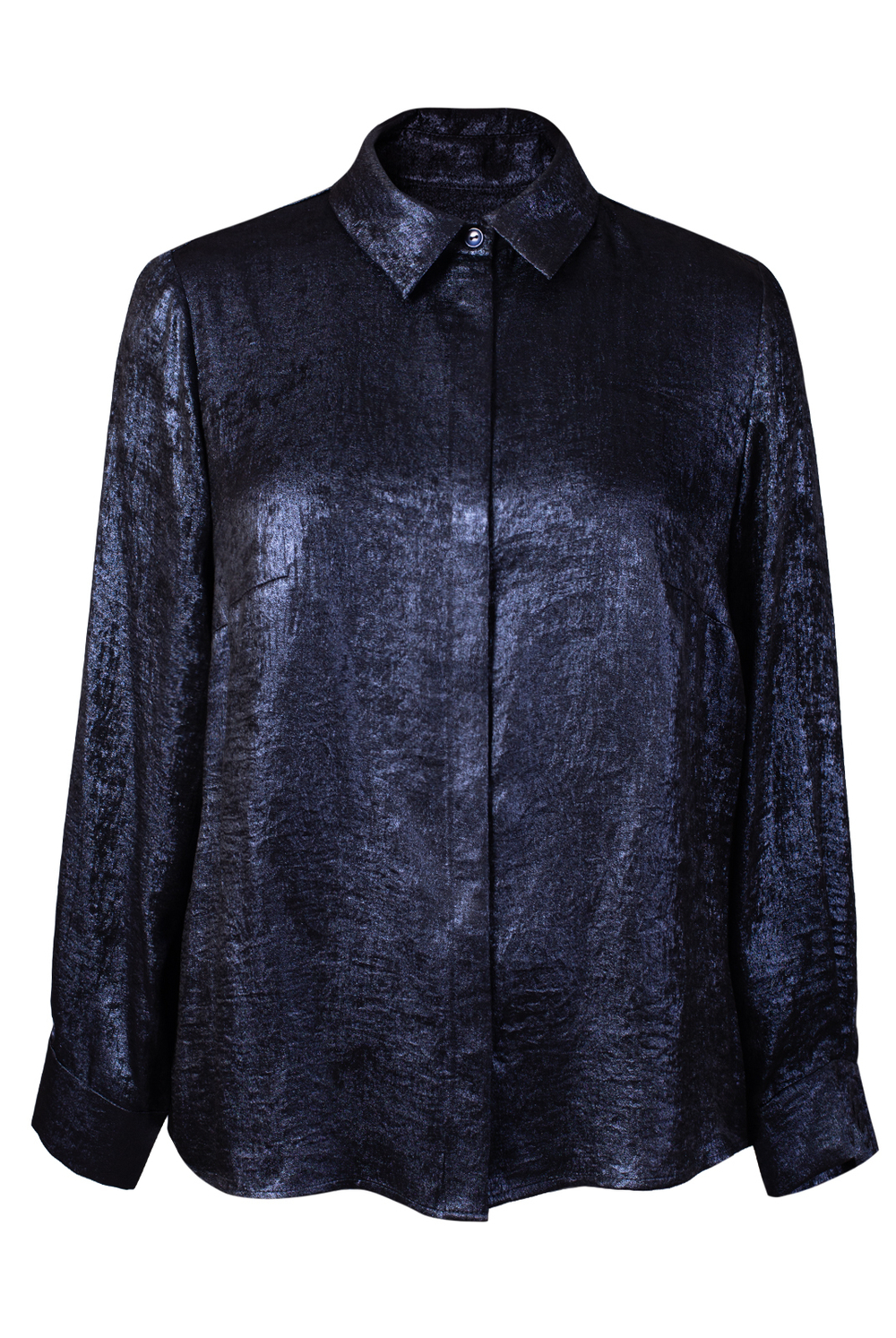 Блузка женская 3724зп, синий #182Сина093724зп