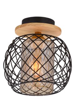4791/1H BK+WOOD (1/10) Люстра (RL)