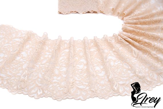 03-268 Кружево эластичное 20 см, телесный 126