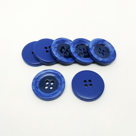 Т188   декор пришив.элемент, 20  мм, цв.синий