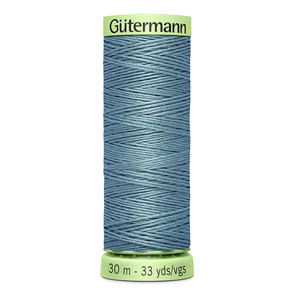 Нить Top Stitch 30/30 м для декоративной отстрочки, Gutermann, 827 сизый